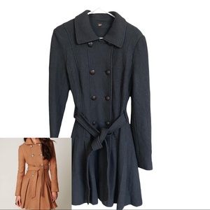 New Free People Double Breasted Wool Coat